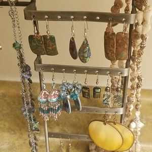 Collection of nautical charms, earrings, etc PM811